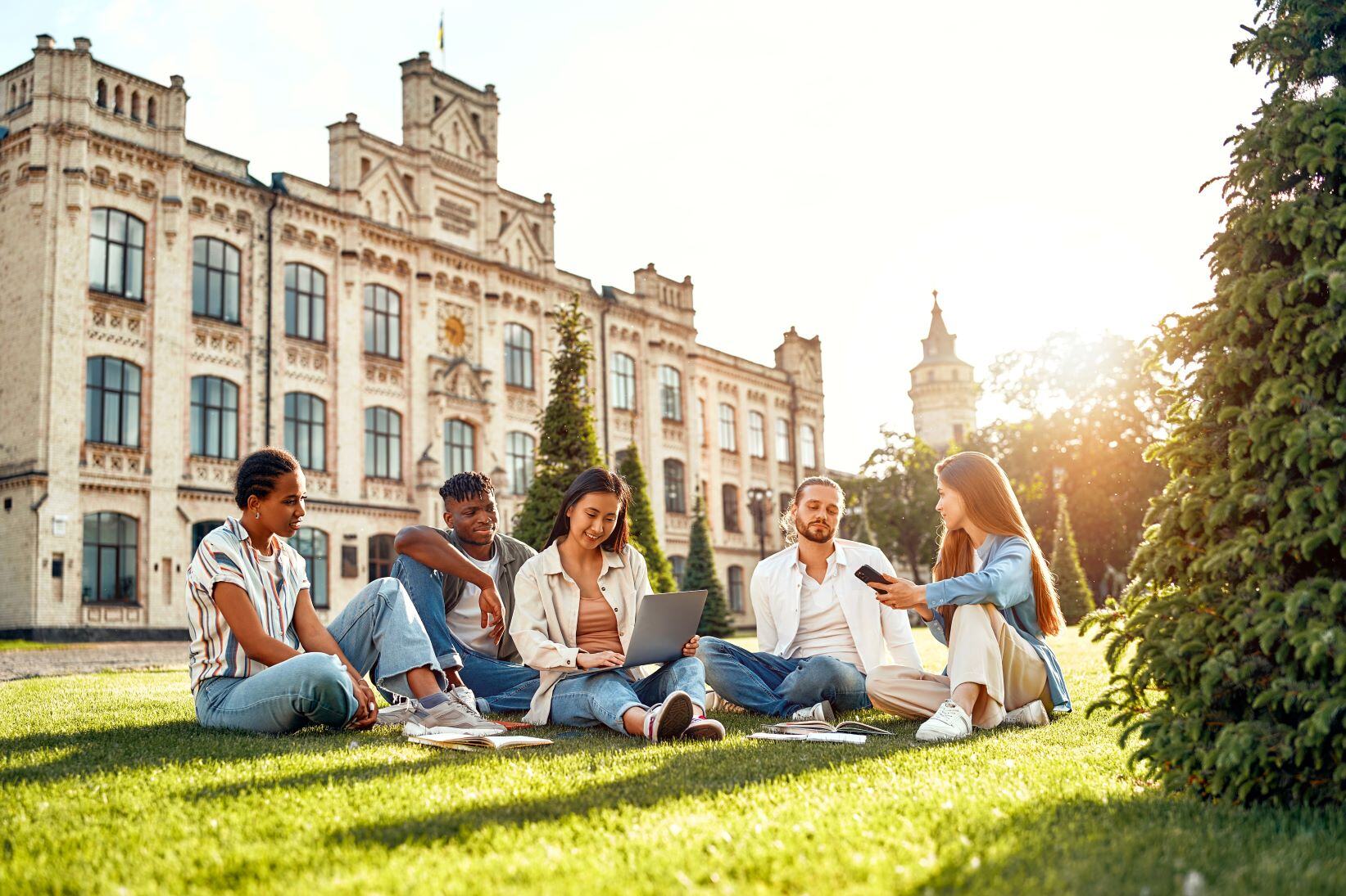 Students on Campus - small